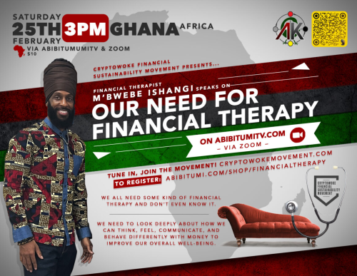 Ticket: On Our Need for Financial Therapy: How to Create Intergenerational Wealth To Withstand the Coming 4th Industrial Revolution