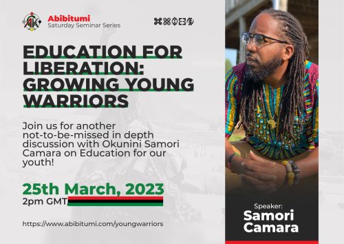 44: Video Recording]: Okunini (Dr.) Samori Camara's Education for Liberation: Growing Young Warriors