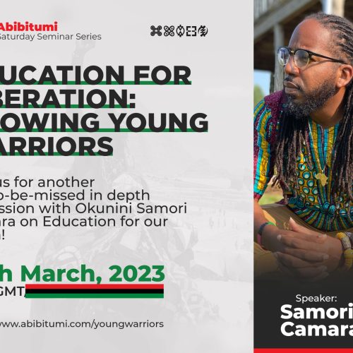 44: Video Recording]: Okunini (Dr.) Samori Camara's Education for Liberation: Growing Young Warriors