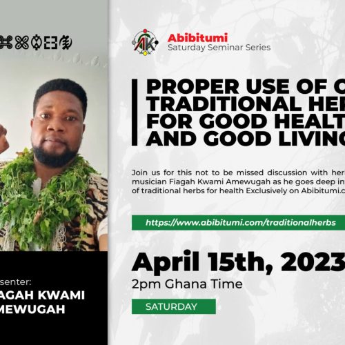 #47 Video Recording: Proper Use of Traditional Herbs for Healthy Living