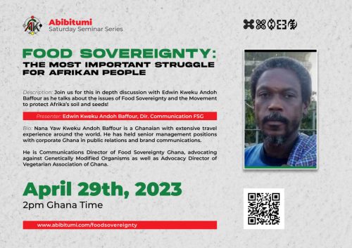 SSS 49 Video Recording: Food Sovereignty with Edwin Baffour