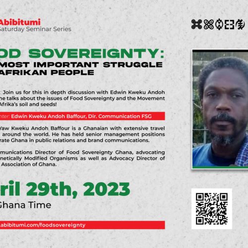 SSS 49 Video Recording: Food Sovereignty with Edwin Baffour