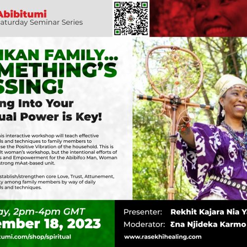 Video Recording SSS #64 Afrikan Family…Something’s Missing! Tapping Into Your Spiritual Power is Key!