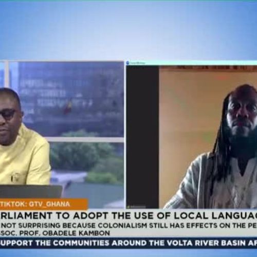 Ɔbenfo Ọbádélé Kambon on GTV Breakfast Show: Ghana Parliament to use Indigenous Languages