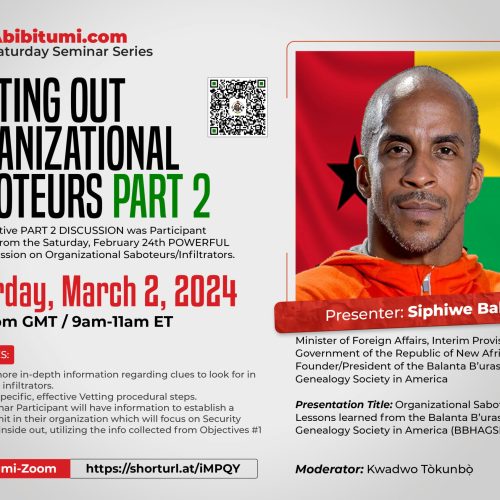 Video Recording SSS -71 ROOTING OUT ORGANIZATIONAL SABOTEURS PART 2