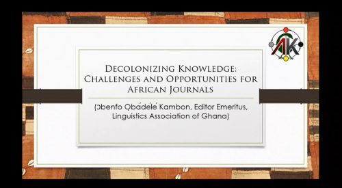Decolonizing Knowledge vs. Restoring Ma'at: Challenges and Opportunities for Kmtyw Journals