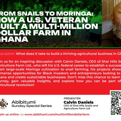 [VIDEO REPLAY] How to Start and Sustain a Multi-Million Dollar Farm in Ghana!!!