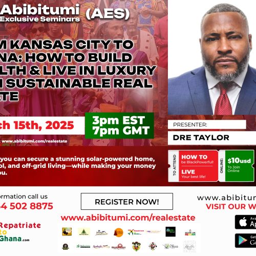 [VIDEO Replay] From Kansas City to Ghana: How to Build Wealth & Live in Luxury with Sustainable Real Estate