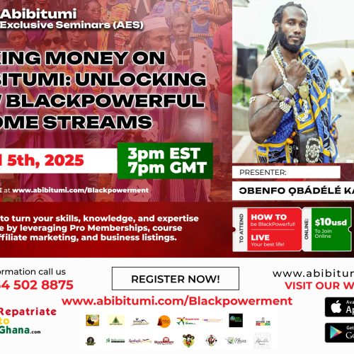 [Video Replay] Making Money on Abibitumi & AbibitumiTV: Unlocking New BlackPowerful Income Streams