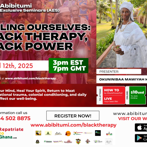 [Video Replay] Healing Ourselves: Black Therapy, Black Power - Okuninibaa (Dr.) Mawiyah Kambon