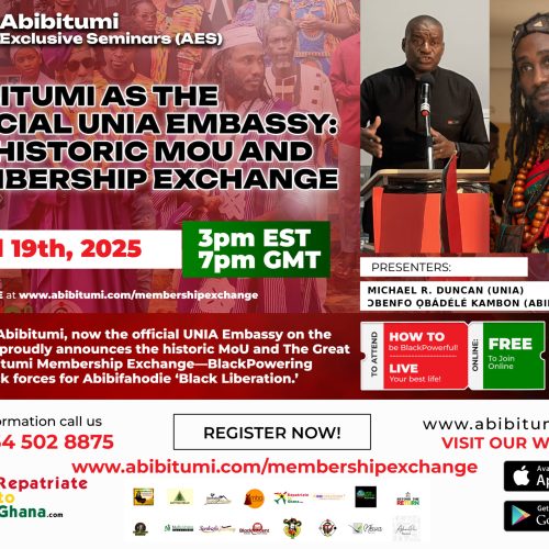 [FREE!!!] ABIBITUMI AS THE OFFICIAL UNIA EMBASSY: THE HISTORIC MOU AND MEMBERSHIP EXCHANGE [FREE!!!]