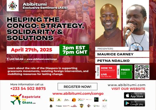 FREE!!! Helping the Congo: Strategy, Solidarity & Solutions (Sponsored by R2GH.com)