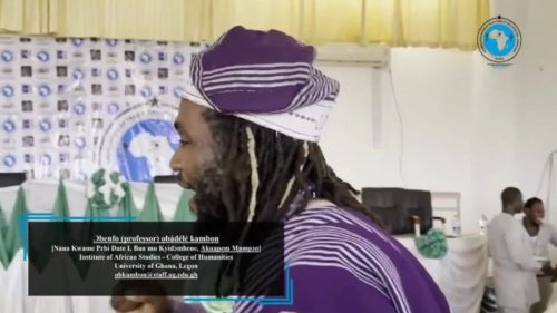 Ɔbenfo Ọbádélé Kambon: NATAV Keynote at UDS: Kmt, not "Egypt"