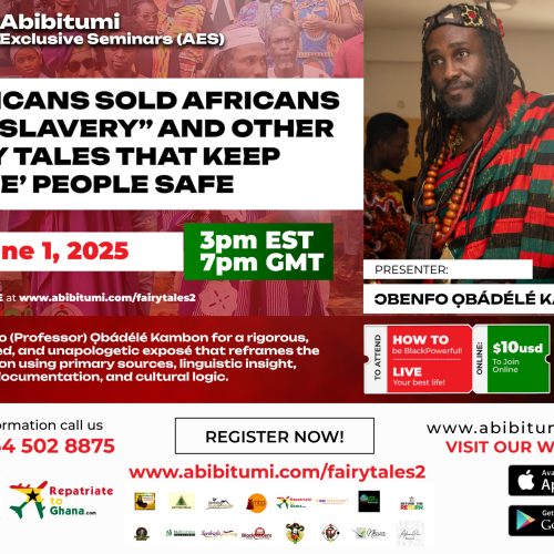 [VIDEO+SLIDES]🔥 BLACK BY POPULAR DEMAND! "Africans Sold Africans into Slavery" and Other Fairy Tales that Keep 'white' People Safe