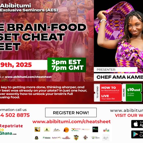 🧠🍽️ The Brain-Food Reset Cheat Sheet - Presented by Ama Kambon