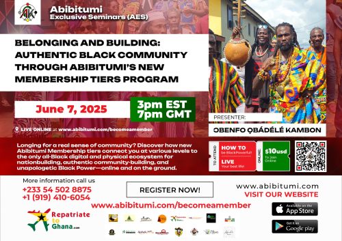 Video Replay-Belonging and Building: Authentic Black Community Through Abibitumi’s new Membership TIERS Program
