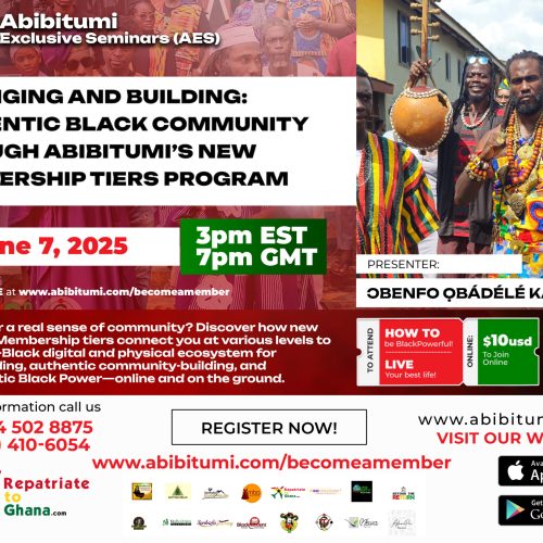 Video Replay-Belonging and Building: Authentic Black Community Through Abibitumi’s new Membership TIERS Program