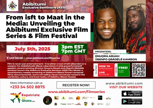 [Video Replay!] From isft to Maat in Media: Unveiling the Abibitumi Exclusive Film Series & Festival