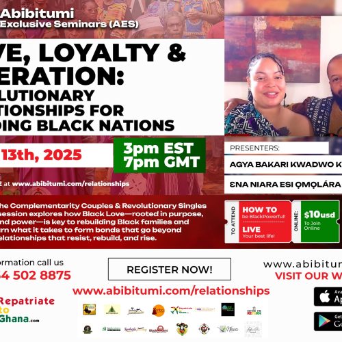 [Video Replay] Love, Loyalty & Liberation – Revolutionary Relationships for Building Black Nations