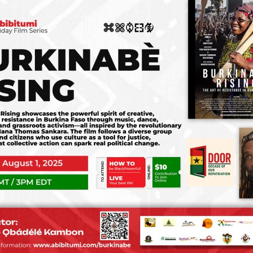 Burkinabè Rising: The Art of Resistance in Burkina Faso (Film Screening and Q&A)