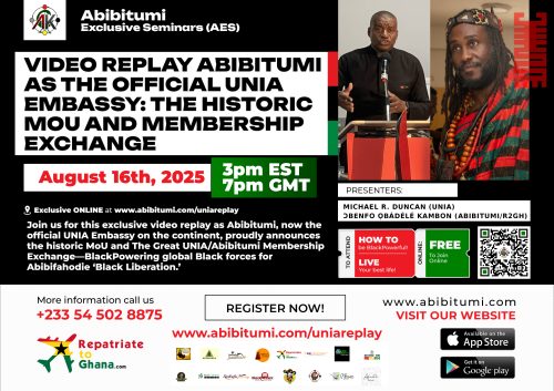 [Video Replay] ABIBITUMI AS THE OFFICIAL UNIA EMBASSY: THE HISTORIC MOU AND MEMBERSHIP EXCHANGE