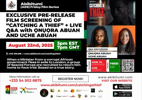 Exclusive Pre-Release Screening: Catching a Thief + Live Q&A with Onuora Abuah and Uche Abụah