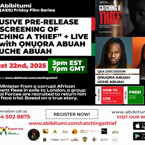 Exclusive Pre-Release Screening: Catching a Thief + Live Q&A with Onuora Abuah and Uche Abụah