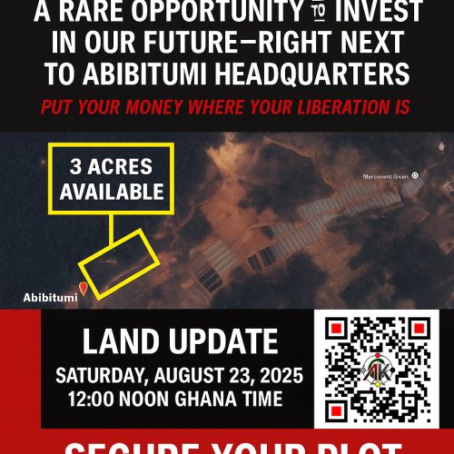 [Video Replay] Land Update! A Rare Opportunity to Invest in Our Future — Right Next to Abibitumi Headquarters