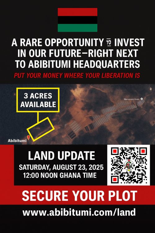 [Video Replay] Land Update! A Rare Opportunity to Invest in Our Future — Right Next to Abibitumi Headquarters