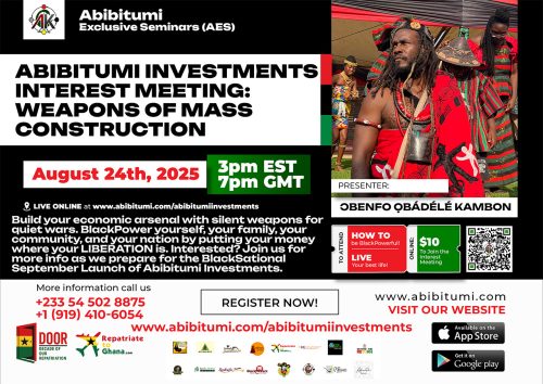 Abibitumi Investments Interest Meeting Pt. 2: Weapons of Mass Construction