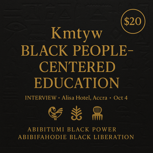 So-Called "Afrikan-Centered" Education: What it should be versus what it actually is