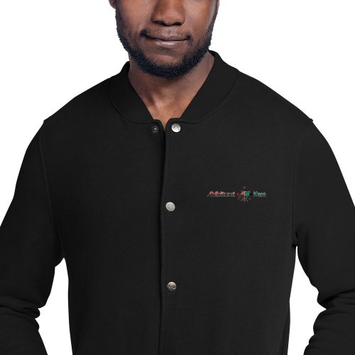 Abibitumi Embroidered Champion Bomber Jacket - Image 4
