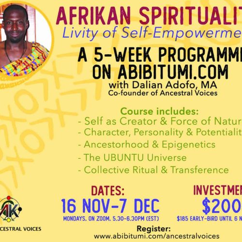 Afrikan Indigenous Spirituality - A livity of self-empowerment