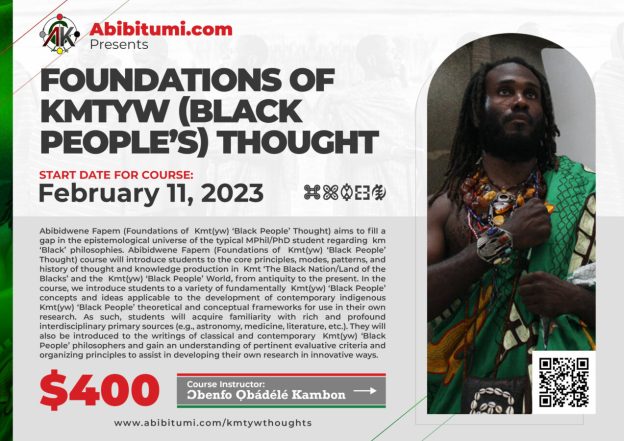 Reclaim Your Roots: Studying Afrikan Philosophy Through the Lens of Kmtyw Thought