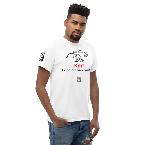 Kmt Written in Mdw Ntr (Hieroglyphs) T-shirt - Image 6