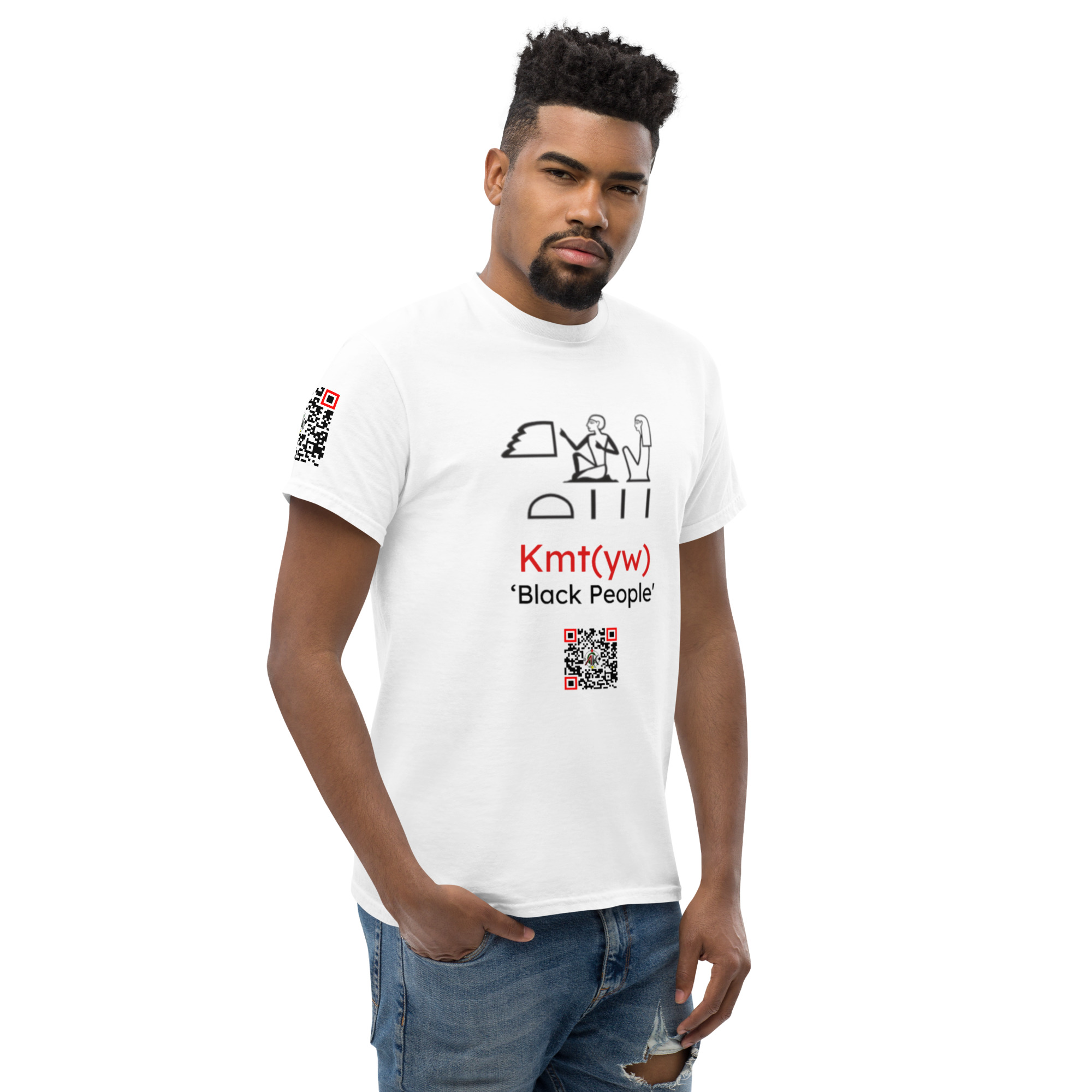 Kmt(yw) Hieroglyphics Tshirt - Image 6