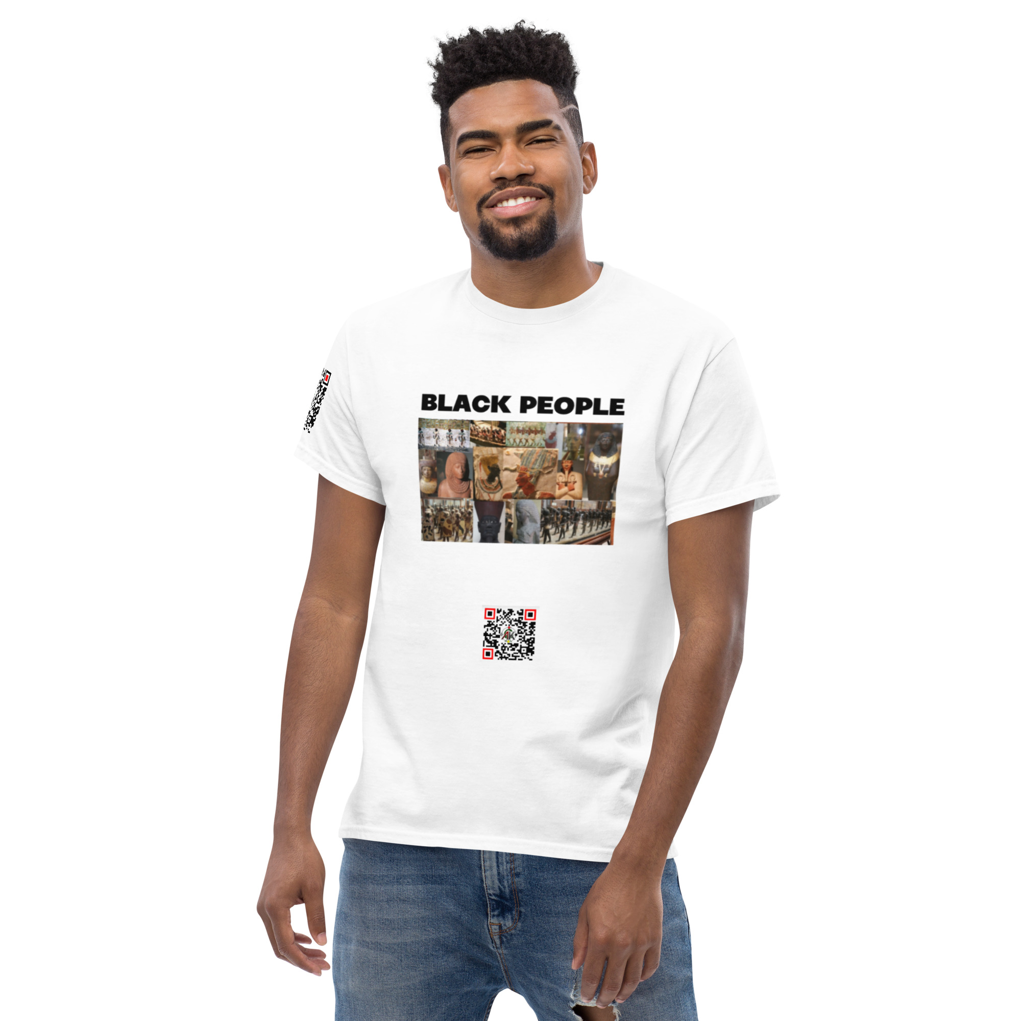 Black People Mural Tshirt - Image 2