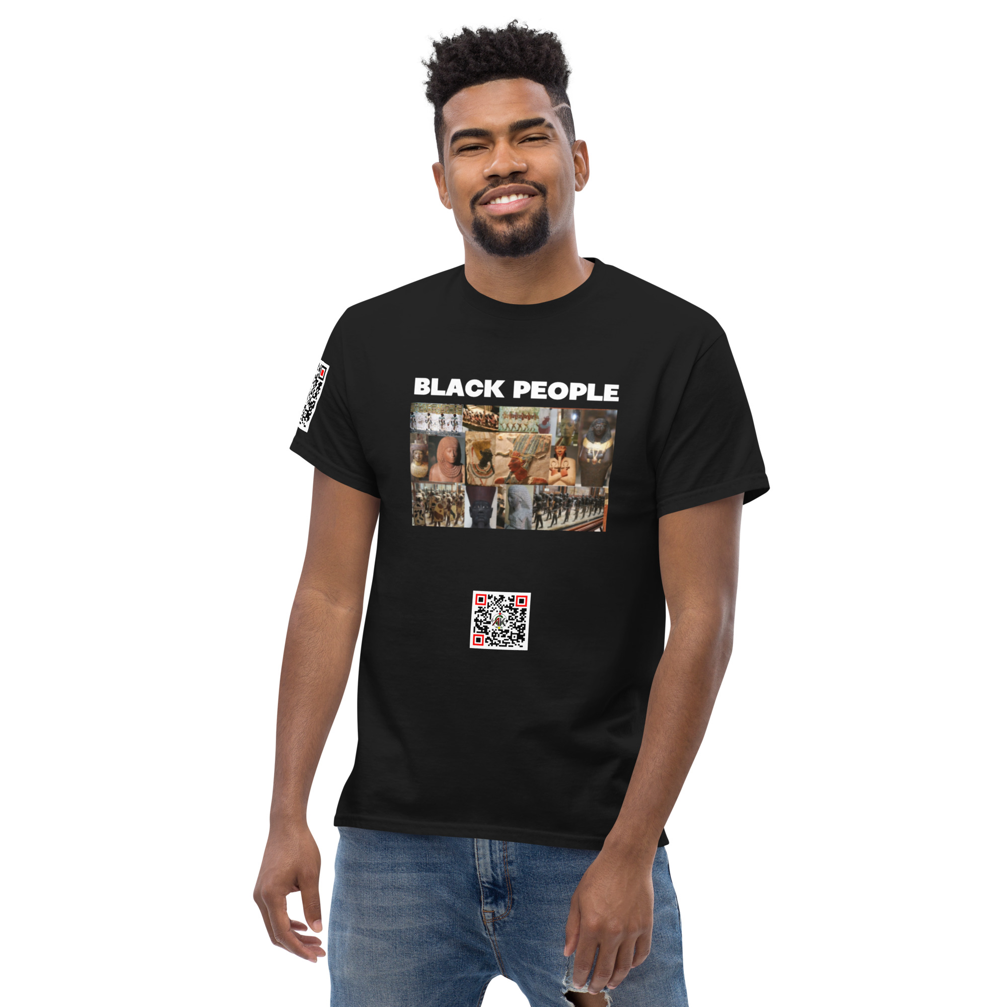 Black People Mural Tshirt - Image 2
