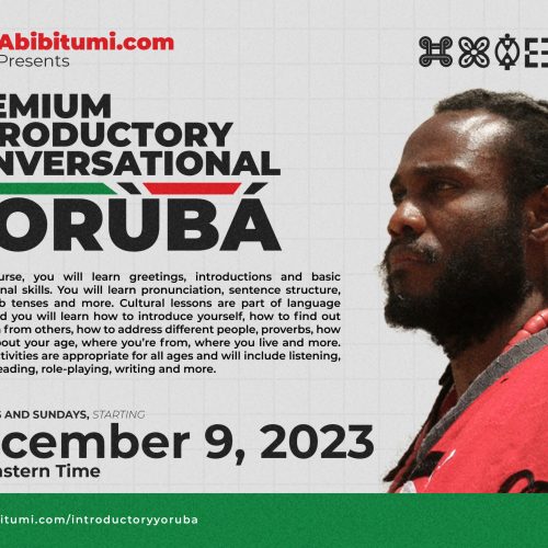 Premium Introductory Conversational Yoruba December 2023