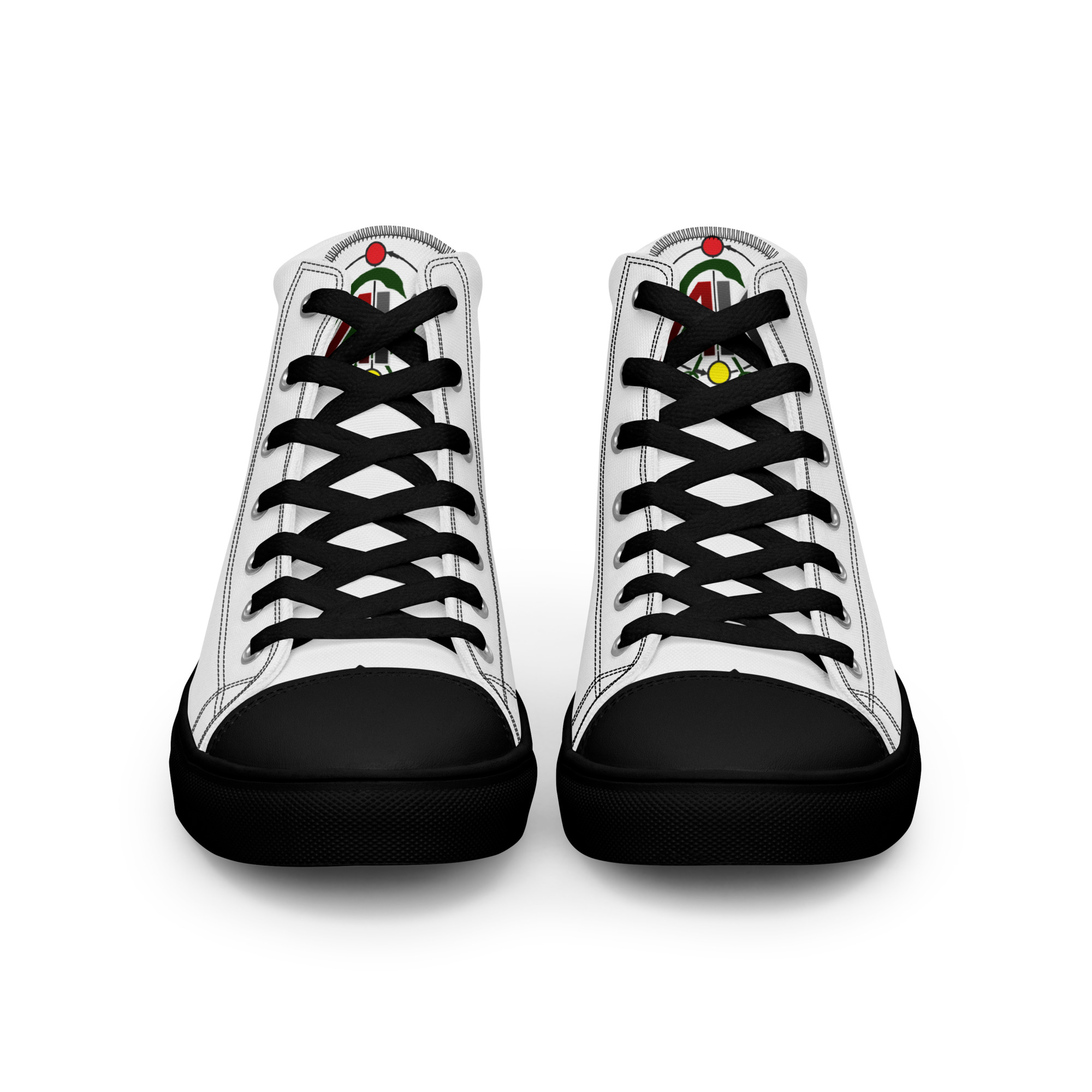 Men’s Abibitumi.com high top canvas shoes - Image 5