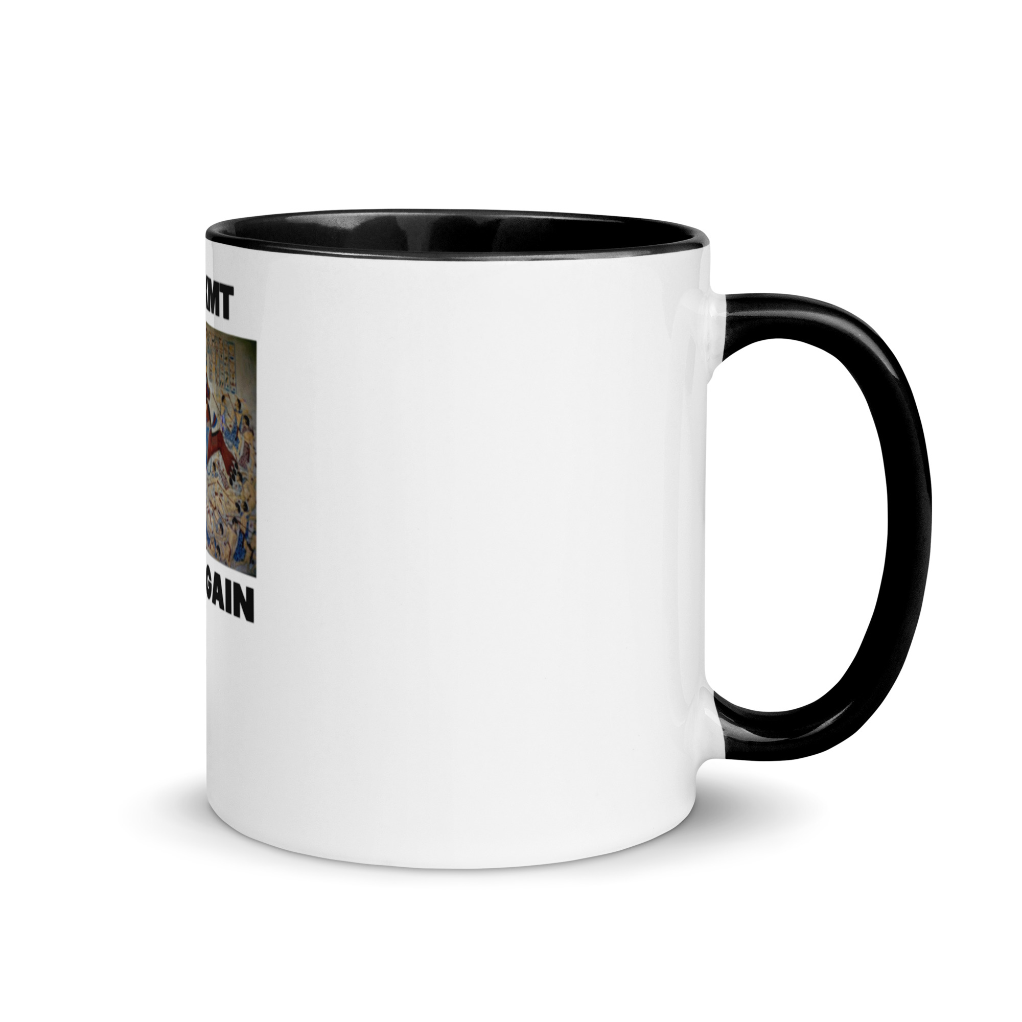 Make Kmt Black Again Mug with Color Inside - Image 2
