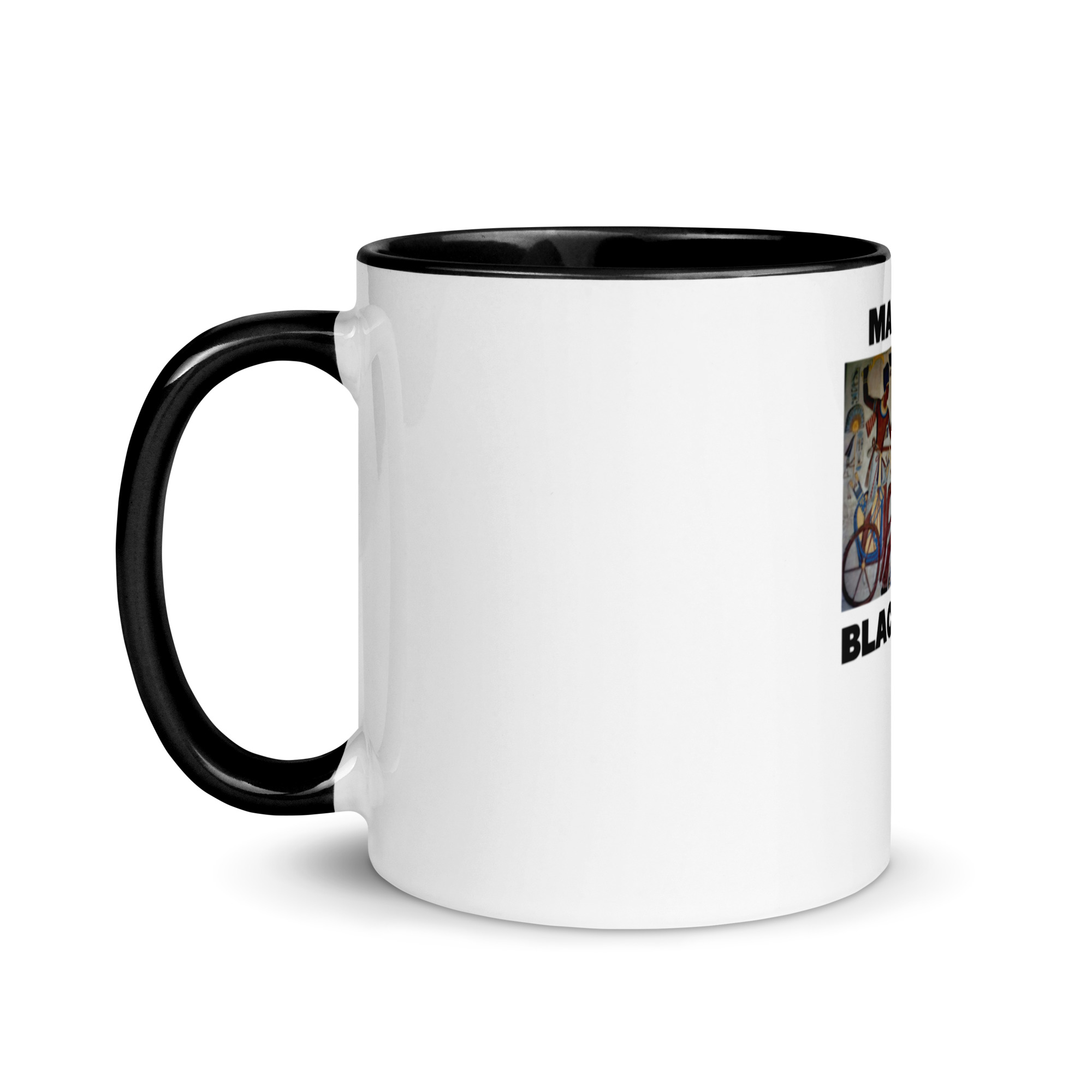 Make Kmt Black Again Mug with Color Inside - Image 3