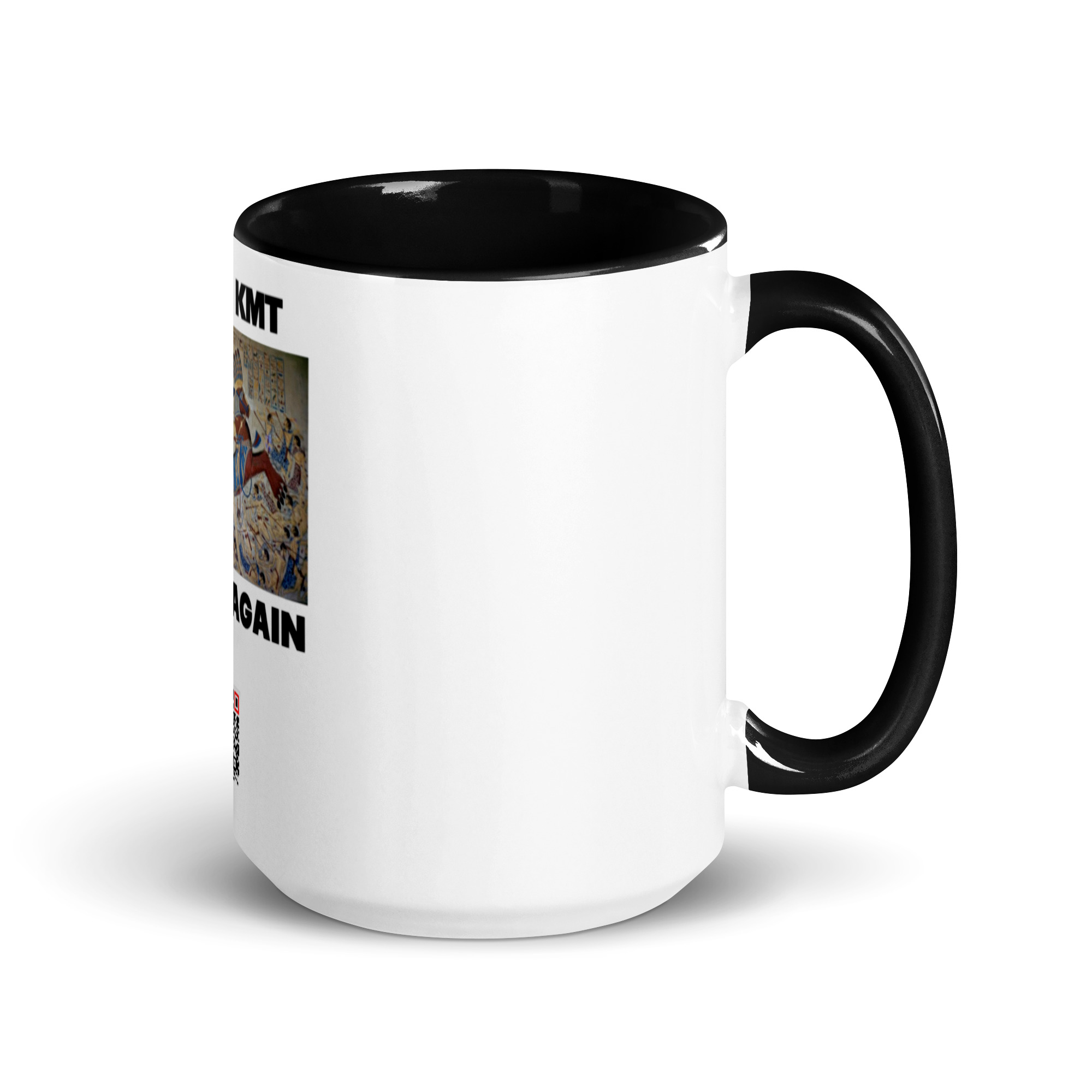 Make Kmt Black Again Mug with Color Inside - Image 4