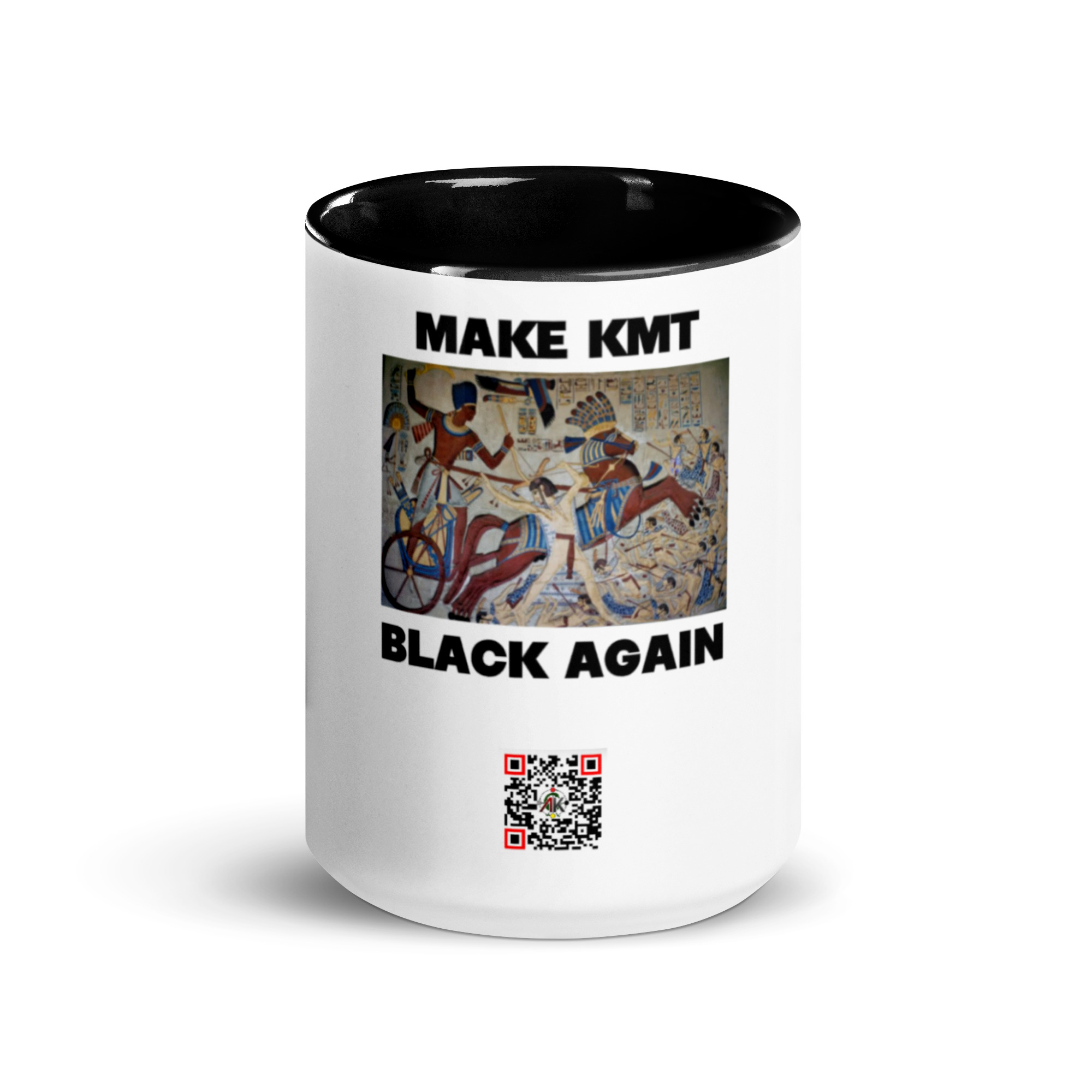 Make Kmt Black Again Mug with Color Inside - Image 5