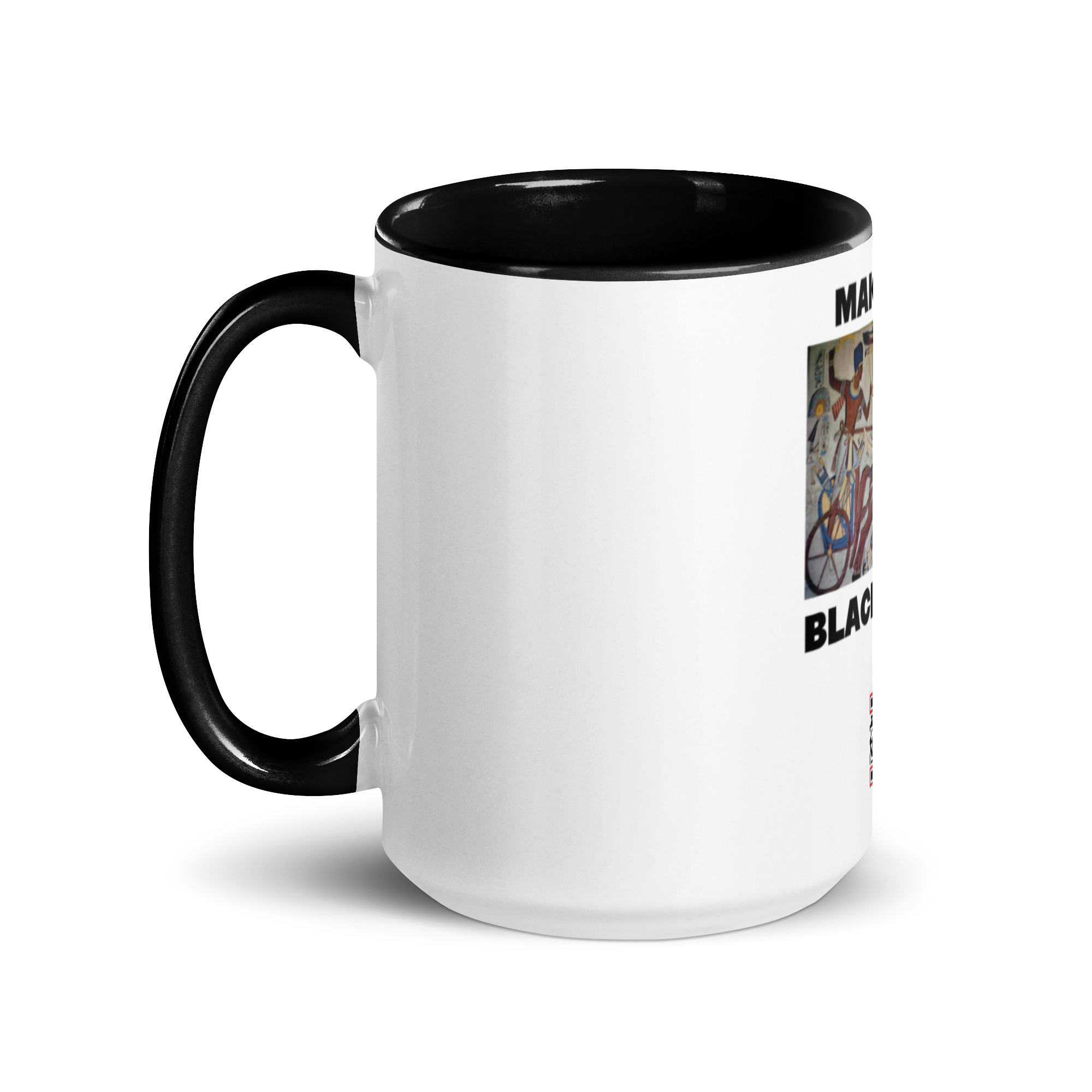 Make Kmt Black Again Mug with Color Inside - Image 6