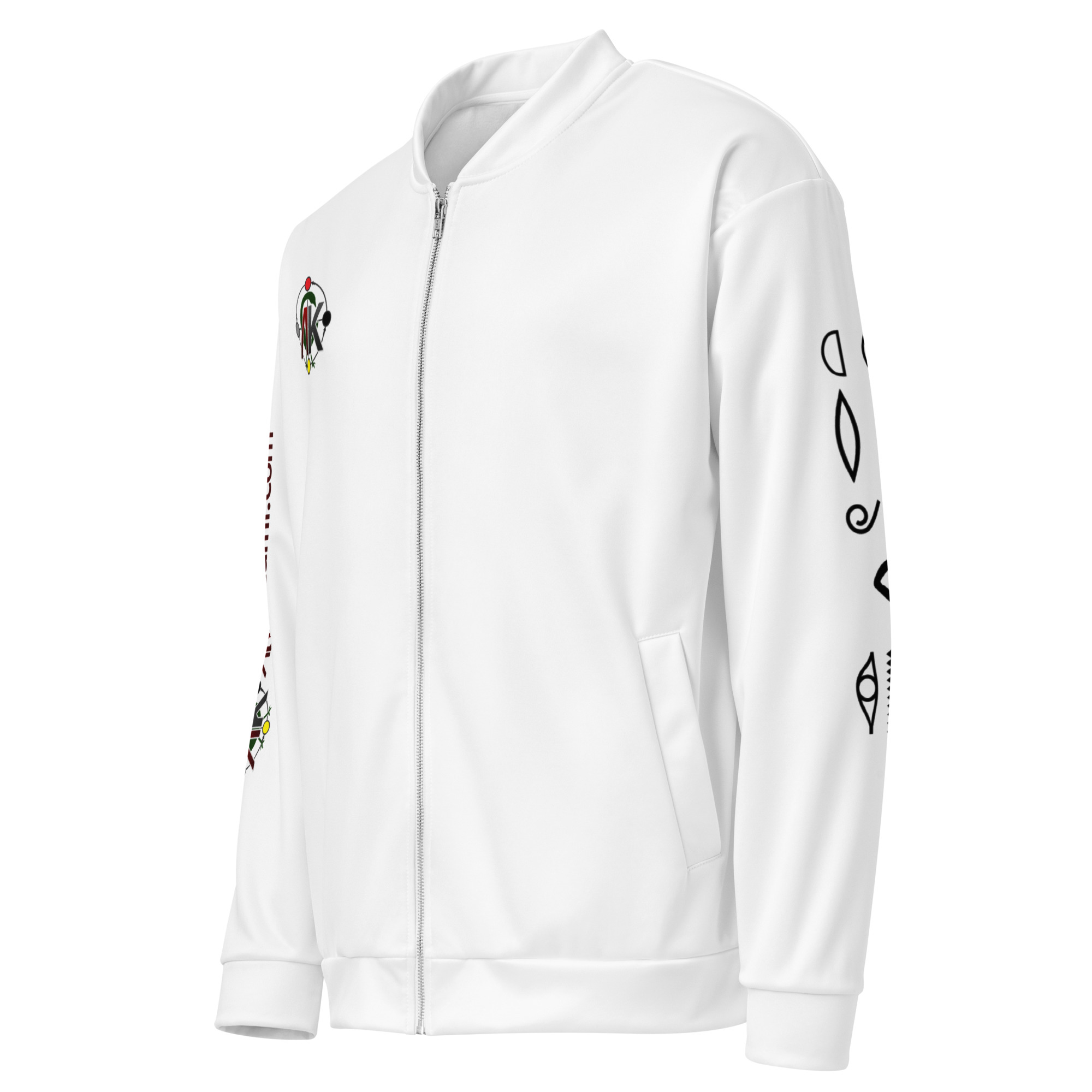 Make Kmt Black Again Unisex Bomber Jacket - Image 3