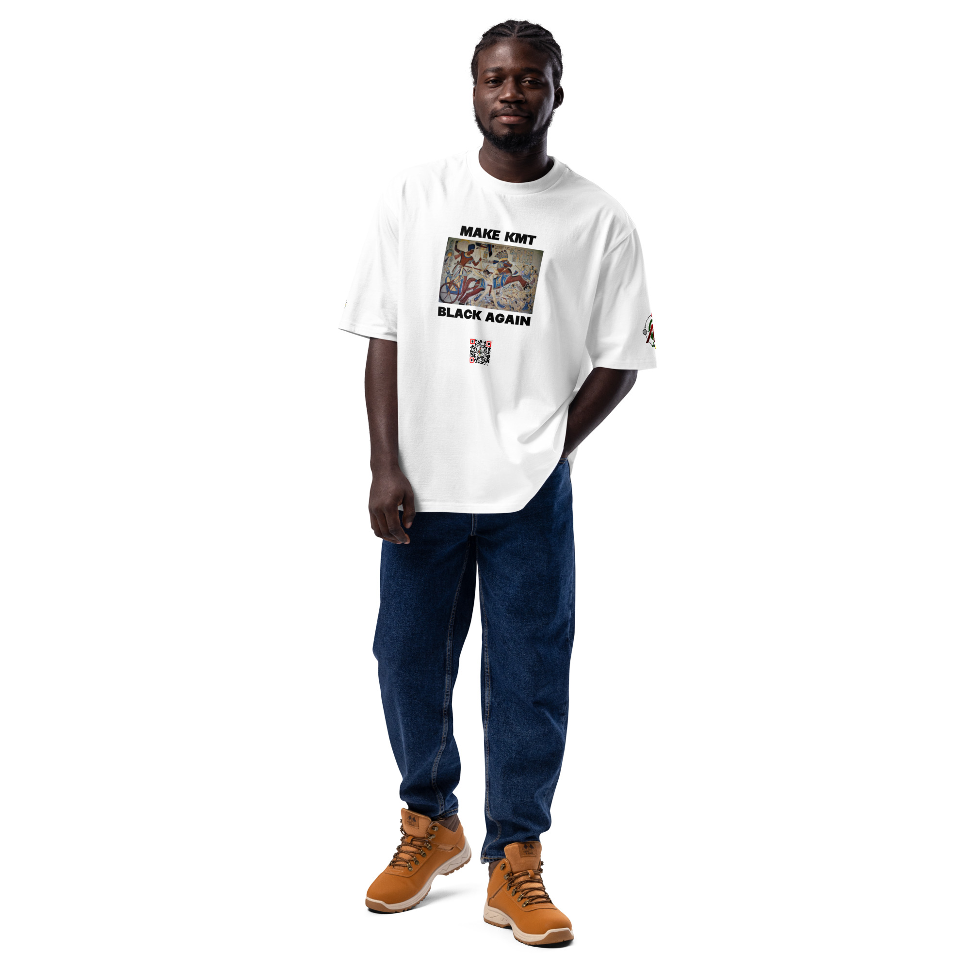 Make Kmt Black Again Oversized heavyweight t-shirt