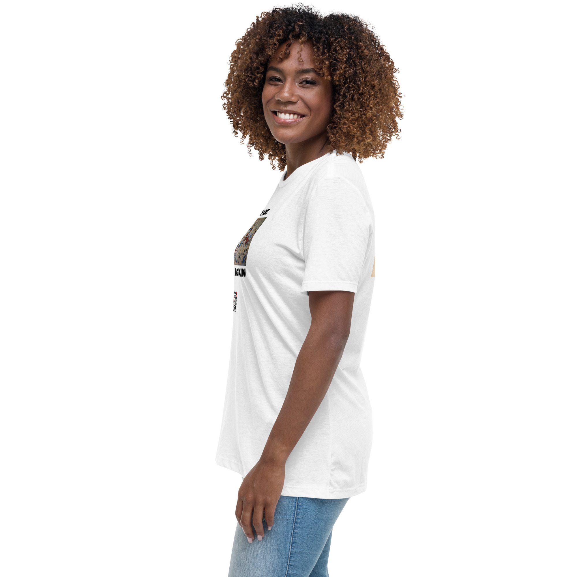 Women's Relaxed Make Kmt Black Again T-Shirt