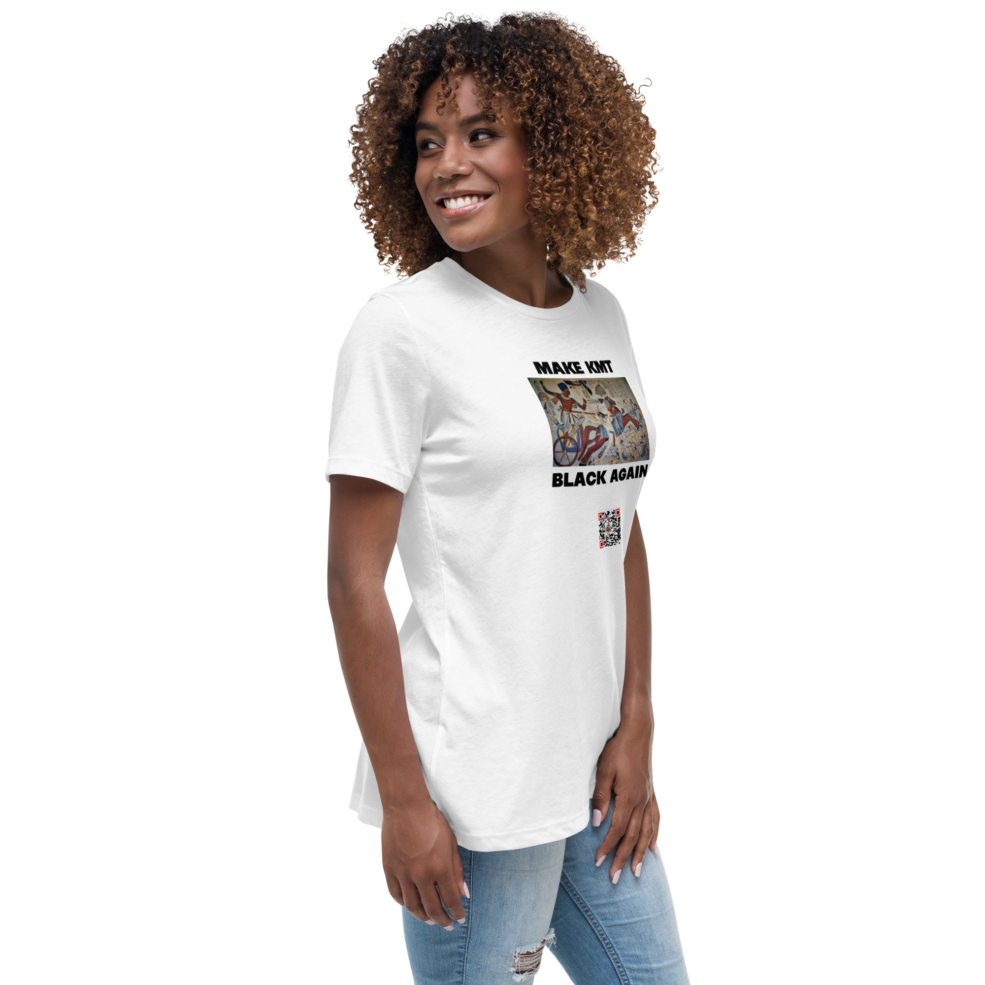 Women's Relaxed Make Kmt Black Again T-Shirt - Image 5