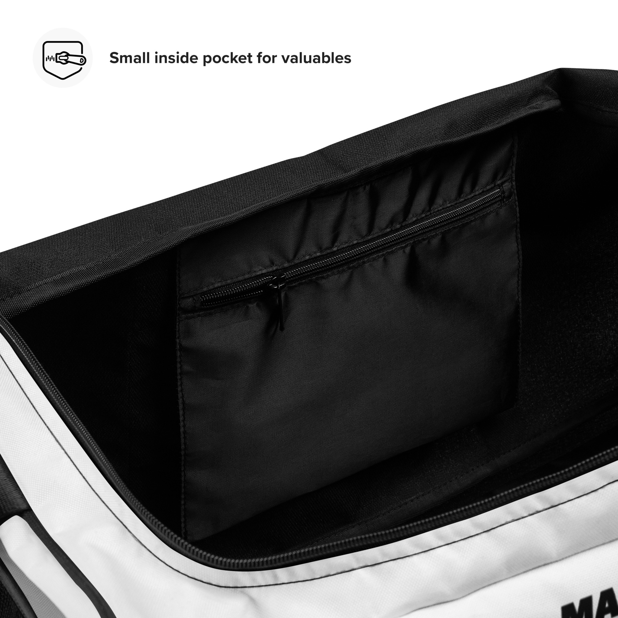 Make Kmt Black Again Duffle bag - Image 6